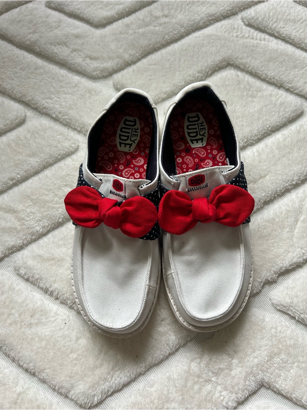 HEYDUDE Wendy Bow American Stars Slip-on Loafers